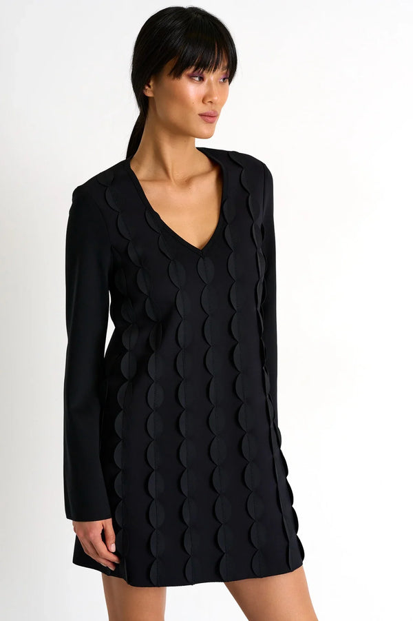 Shan Scallop Detail Dress